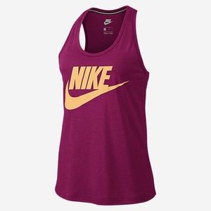Nike Women Sportswear Sport Fuchsia/Melon/Pink Tank Top NWT Size XL (831731-607)